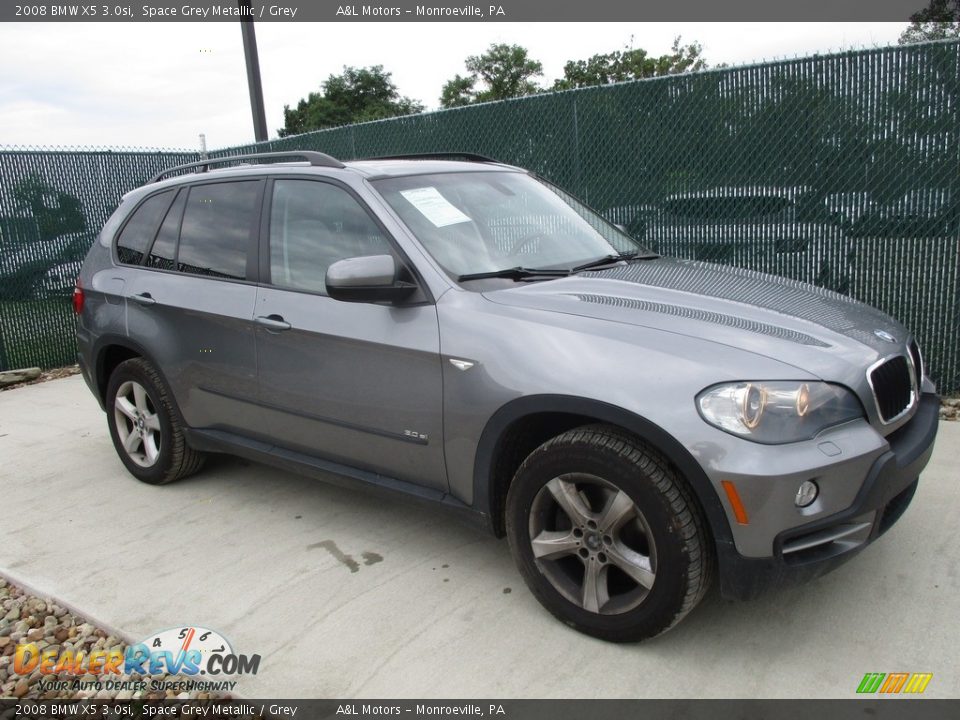 2008 BMW X5 3.0si Space Grey Metallic / Grey Photo #1