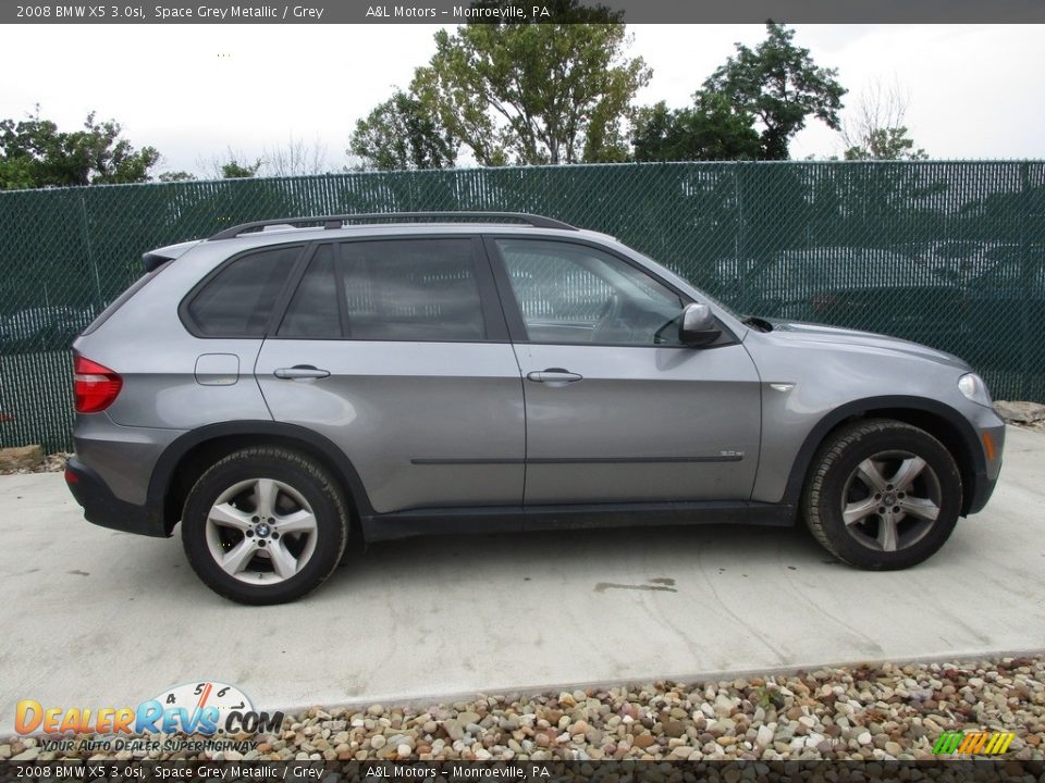 2008 BMW X5 3.0si Space Grey Metallic / Grey Photo #2