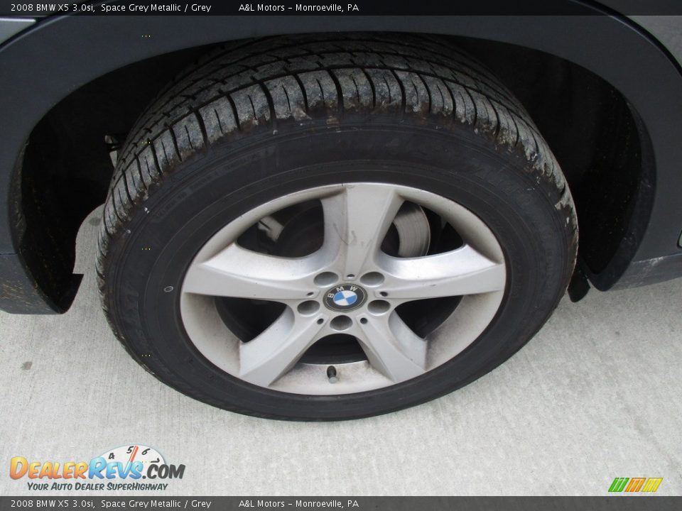 2008 BMW X5 3.0si Space Grey Metallic / Grey Photo #3