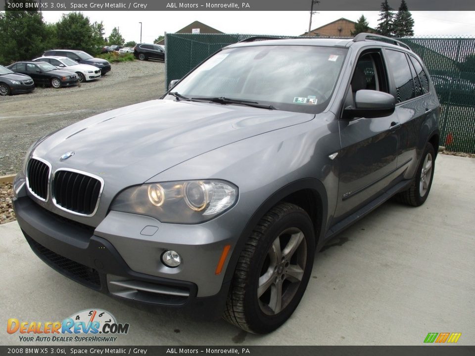 2008 BMW X5 3.0si Space Grey Metallic / Grey Photo #7