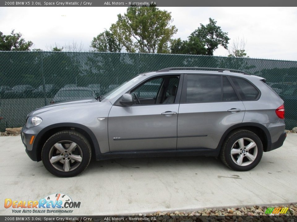 2008 BMW X5 3.0si Space Grey Metallic / Grey Photo #8