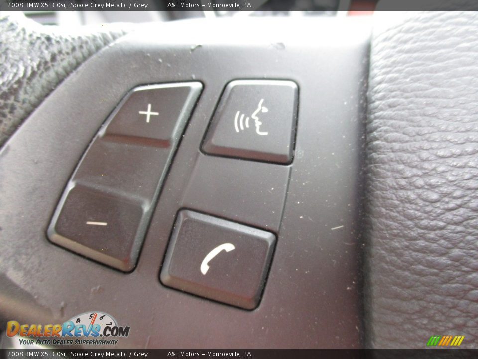 2008 BMW X5 3.0si Space Grey Metallic / Grey Photo #17