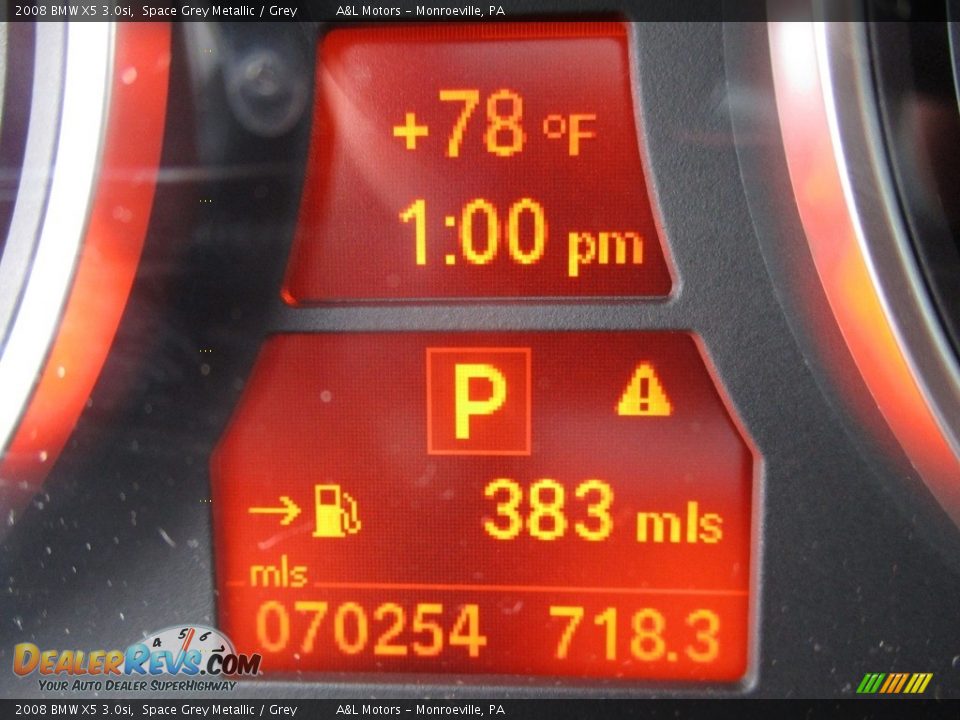 2008 BMW X5 3.0si Space Grey Metallic / Grey Photo #20