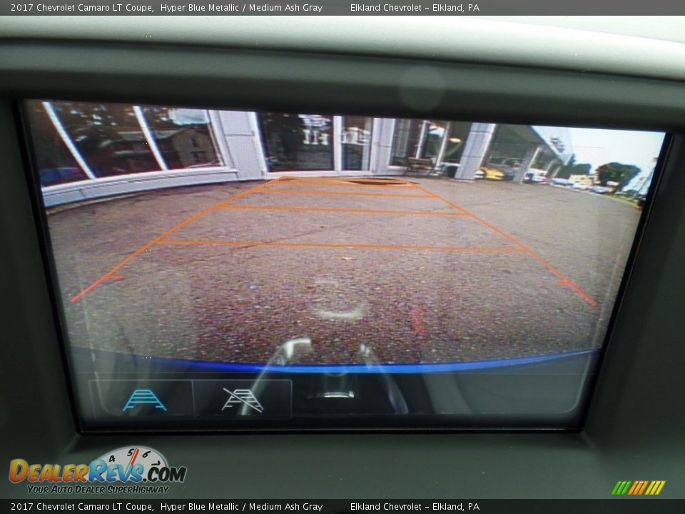 2017 Chevrolet Camaro LT Coupe Hyper Blue Metallic / Medium Ash Gray Photo #27