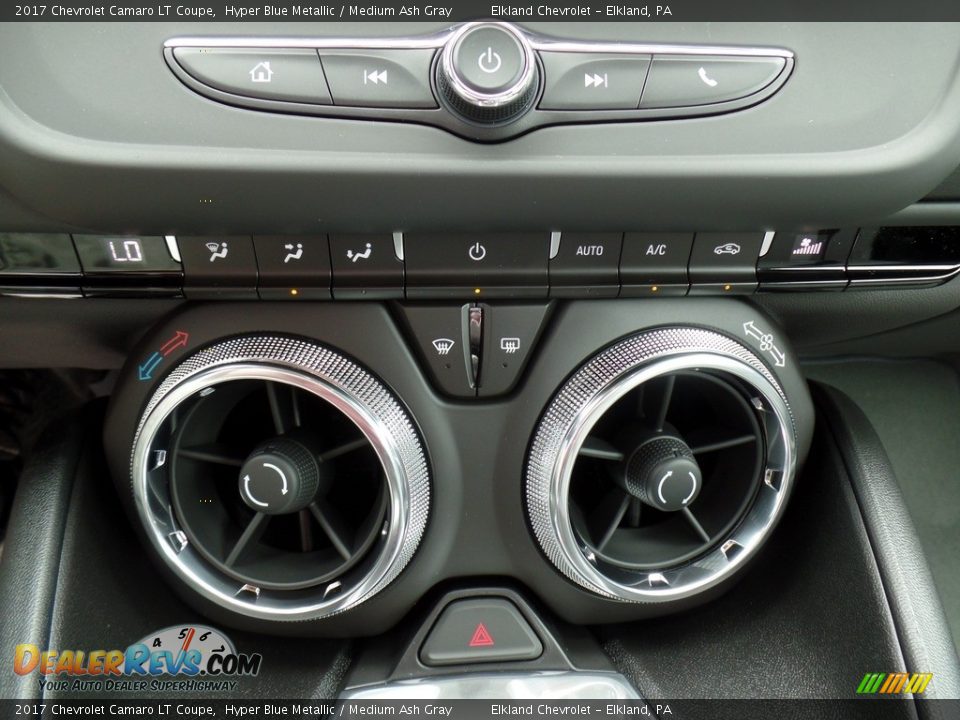 2017 Chevrolet Camaro LT Coupe Hyper Blue Metallic / Medium Ash Gray Photo #28