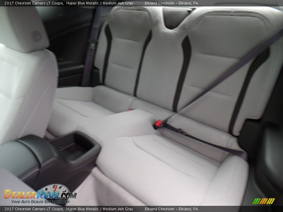 2017 Chevrolet Camaro LT Coupe Hyper Blue Metallic / Medium Ash Gray Photo #35