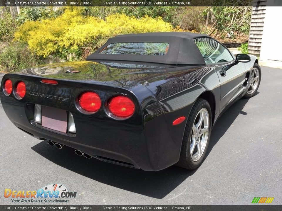 2001 Chevrolet Corvette Convertible Black / Black Photo #3