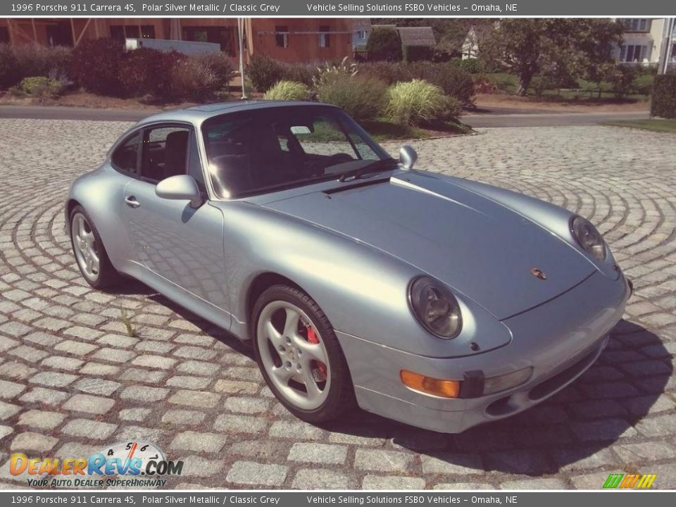 1996 Porsche 911 Carrera 4S Polar Silver Metallic / Classic Grey Photo #1