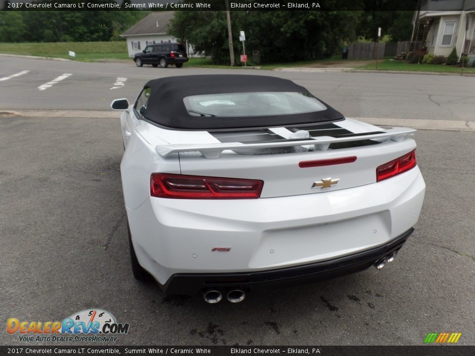 2017 Chevrolet Camaro LT Convertible Summit White / Ceramic White Photo #8