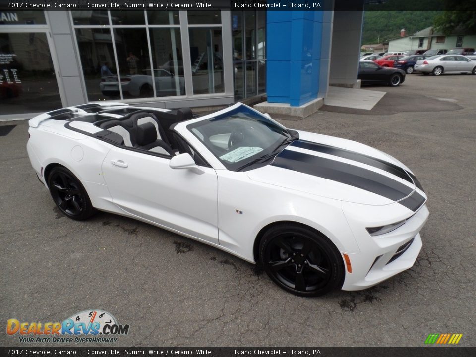 2017 Chevrolet Camaro LT Convertible Summit White / Ceramic White Photo #36