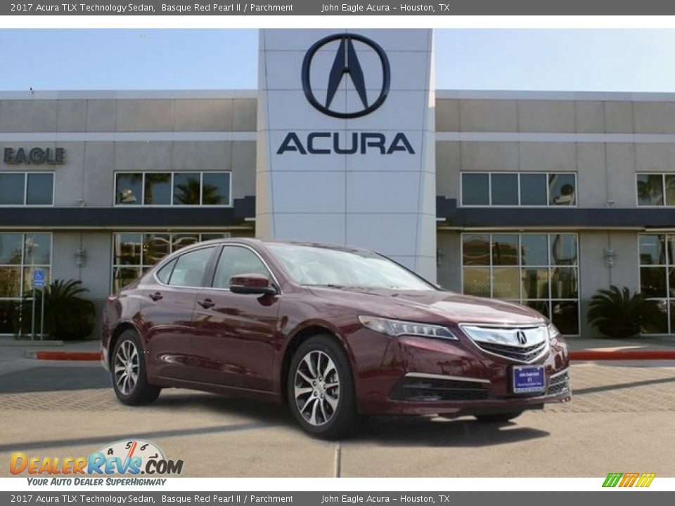 2017 Acura TLX Technology Sedan Basque Red Pearl II / Parchment Photo #1