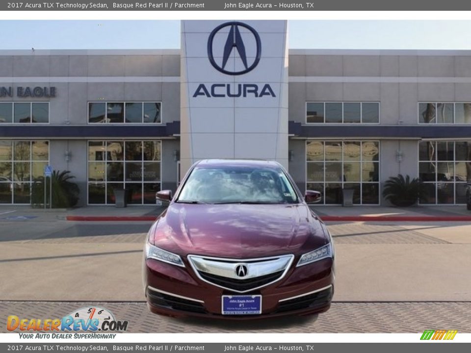 2017 Acura TLX Technology Sedan Basque Red Pearl II / Parchment Photo #2