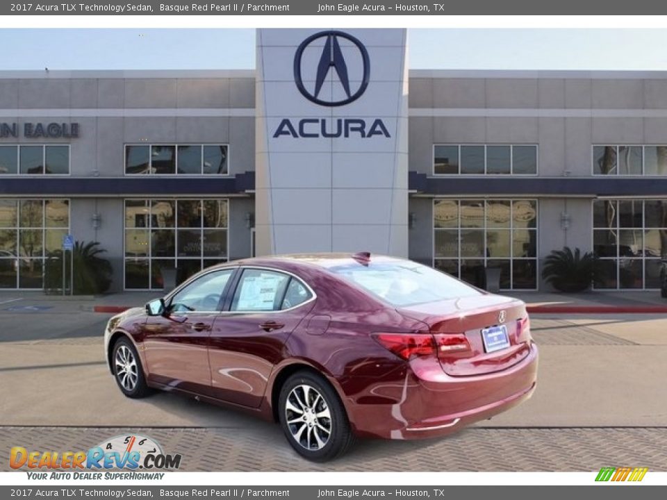 2017 Acura TLX Technology Sedan Basque Red Pearl II / Parchment Photo #5