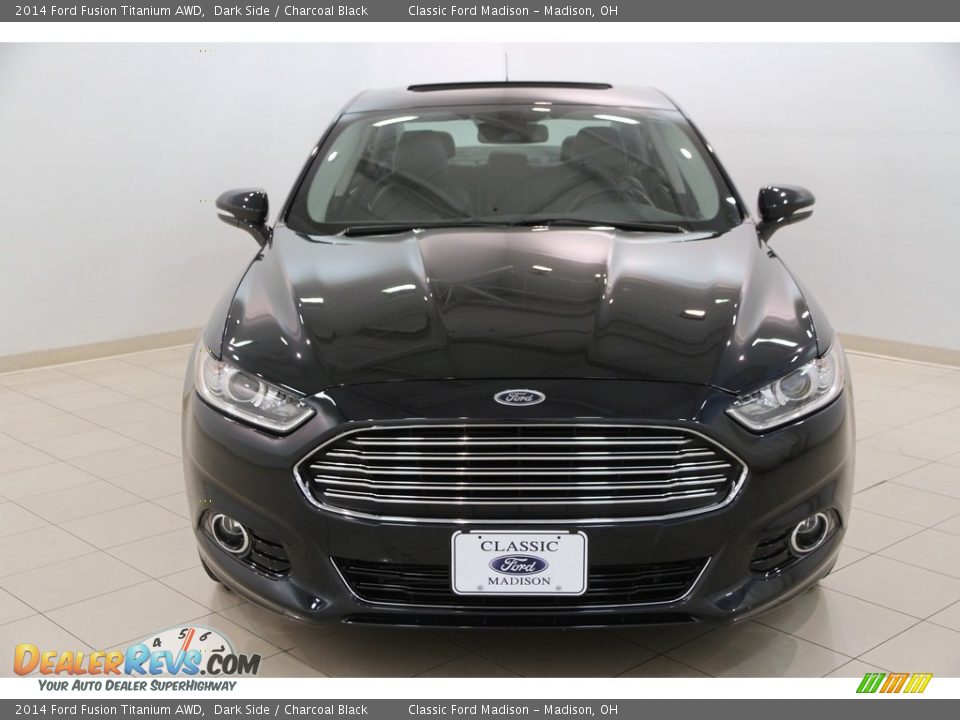 2014 Ford Fusion Titanium AWD Dark Side / Charcoal Black Photo #2