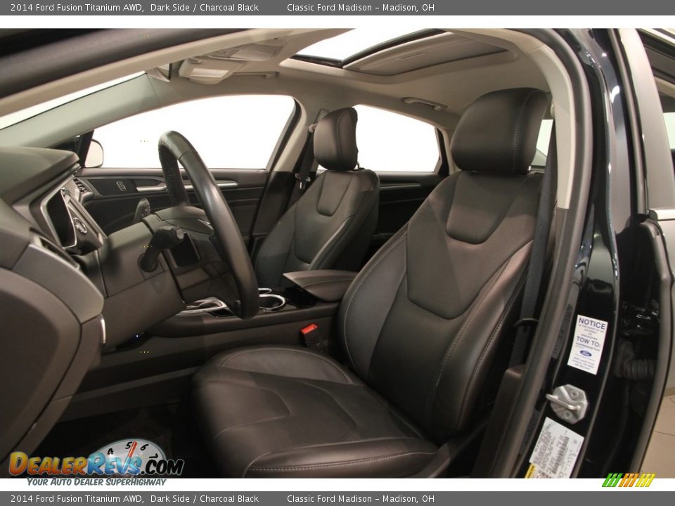 2014 Ford Fusion Titanium AWD Dark Side / Charcoal Black Photo #5