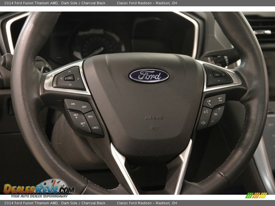 2014 Ford Fusion Titanium AWD Dark Side / Charcoal Black Photo #7
