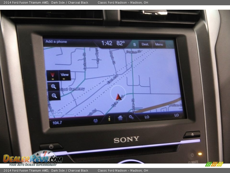 2014 Ford Fusion Titanium AWD Dark Side / Charcoal Black Photo #10