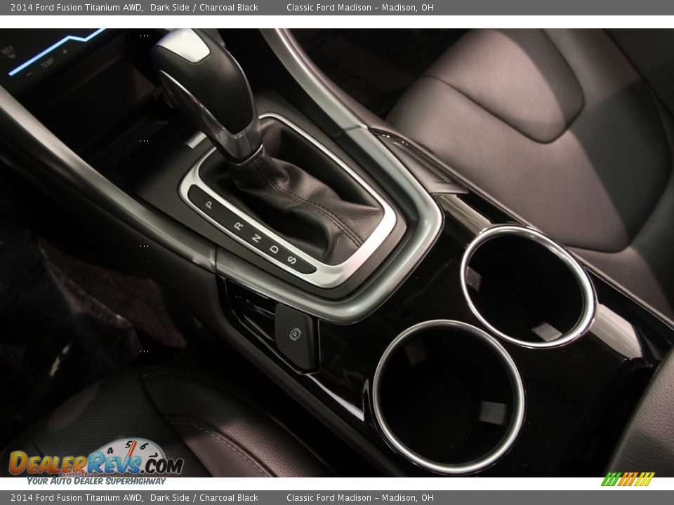 2014 Ford Fusion Titanium AWD Dark Side / Charcoal Black Photo #12