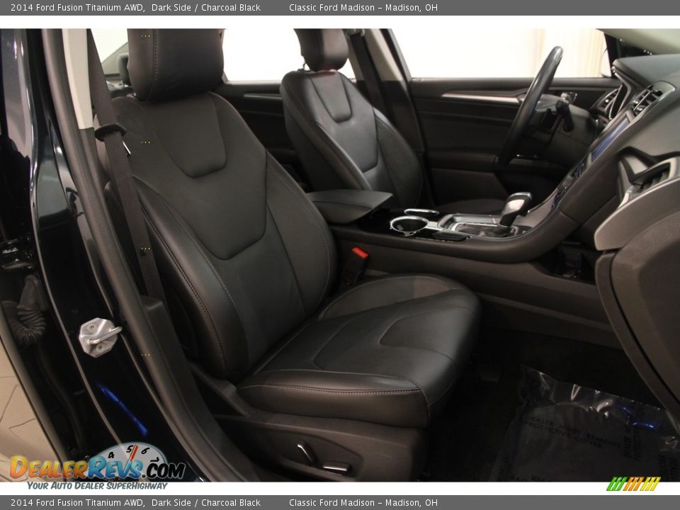 2014 Ford Fusion Titanium AWD Dark Side / Charcoal Black Photo #13
