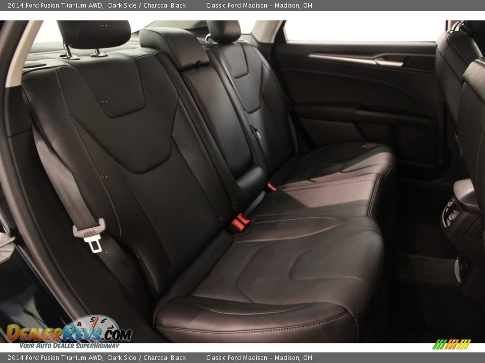 2014 Ford Fusion Titanium AWD Dark Side / Charcoal Black Photo #14