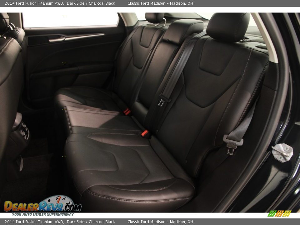 2014 Ford Fusion Titanium AWD Dark Side / Charcoal Black Photo #15