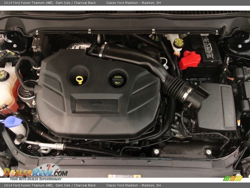 2014 Ford Fusion Titanium AWD Dark Side / Charcoal Black Photo #17