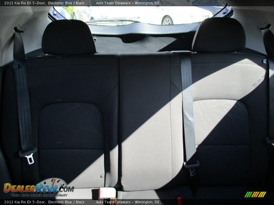 2013 Kia Rio EX 5-Door Electronic Blue / Black Photo #19