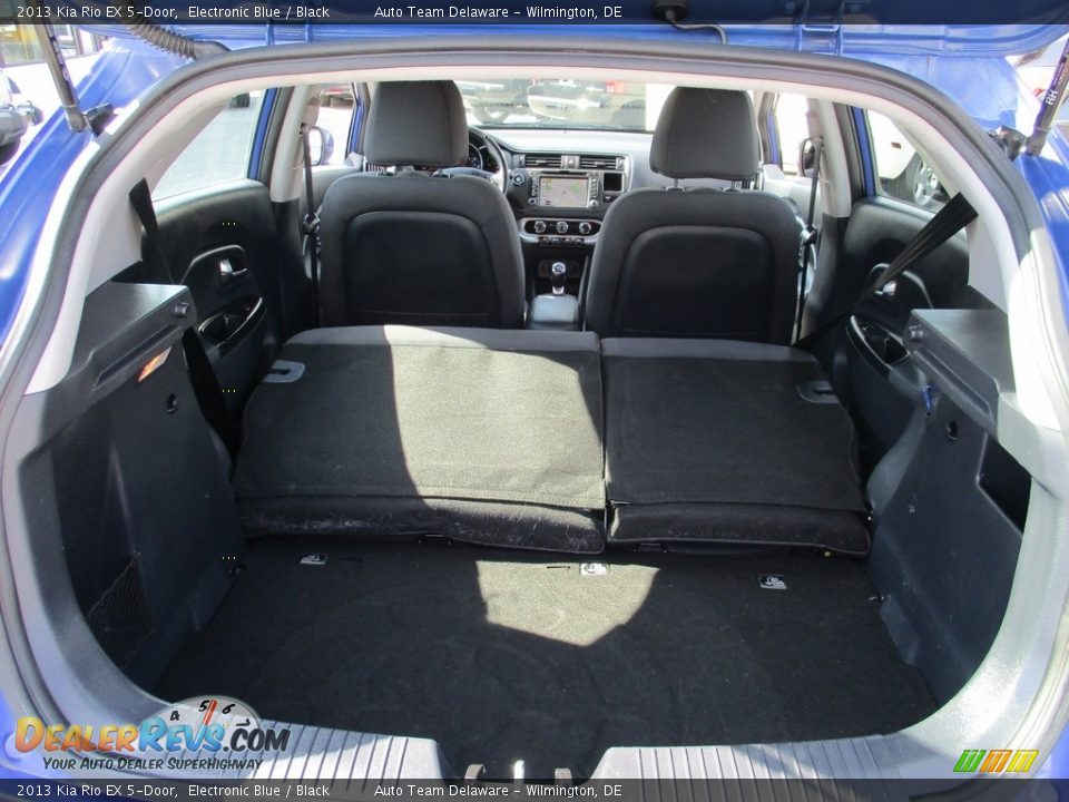 2013 Kia Rio EX 5-Door Electronic Blue / Black Photo #24