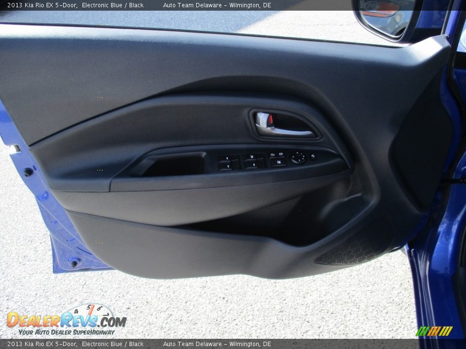 2013 Kia Rio EX 5-Door Electronic Blue / Black Photo #25