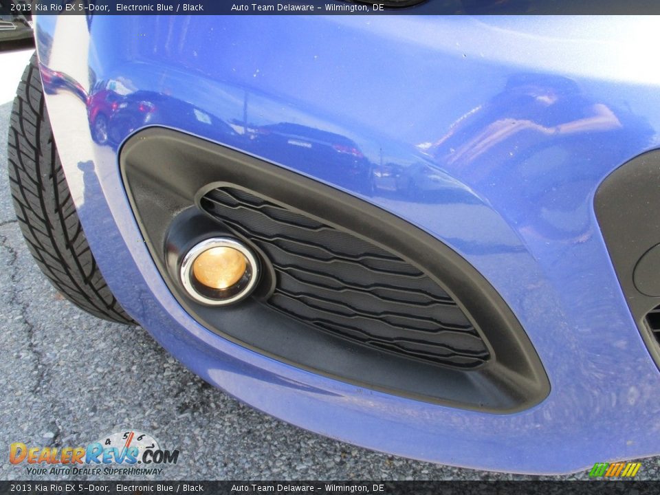 2013 Kia Rio EX 5-Door Electronic Blue / Black Photo #32