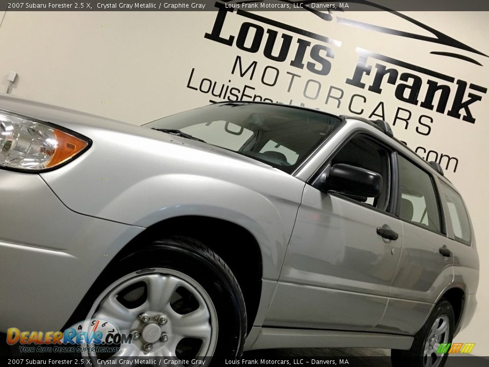 2007 Subaru Forester 2.5 X Crystal Gray Metallic / Graphite Gray Photo #21
