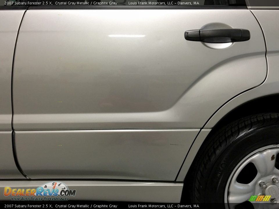 2007 Subaru Forester 2.5 X Crystal Gray Metallic / Graphite Gray Photo #35