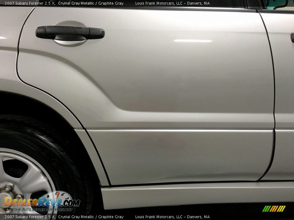 2007 Subaru Forester 2.5 X Crystal Gray Metallic / Graphite Gray Photo #36