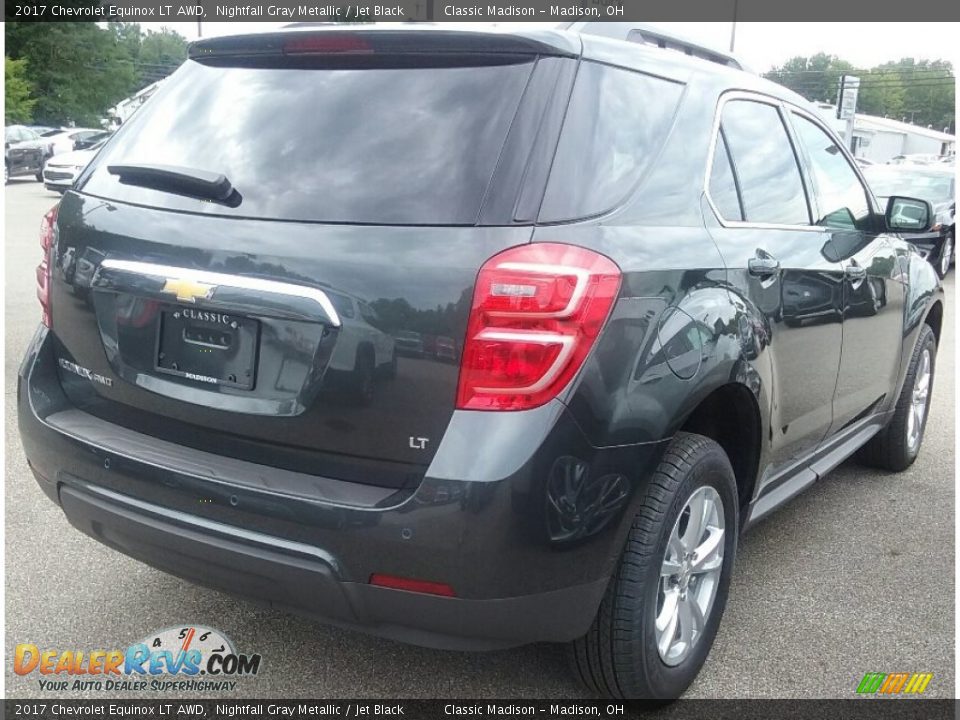 2017 Chevrolet Equinox LT AWD Nightfall Gray Metallic / Jet Black Photo #2