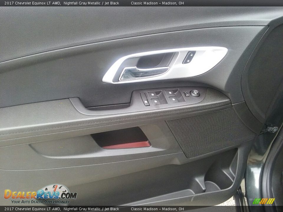 2017 Chevrolet Equinox LT AWD Nightfall Gray Metallic / Jet Black Photo #3