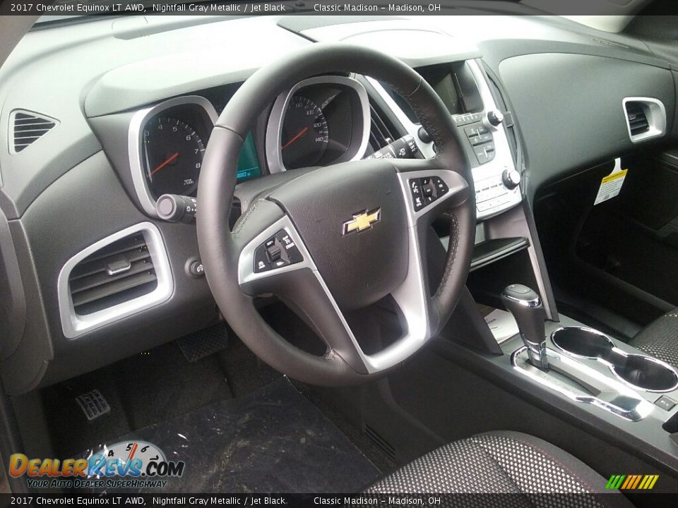 2017 Chevrolet Equinox LT AWD Nightfall Gray Metallic / Jet Black Photo #4