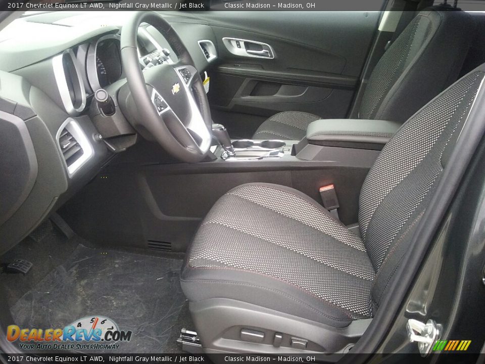 2017 Chevrolet Equinox LT AWD Nightfall Gray Metallic / Jet Black Photo #5