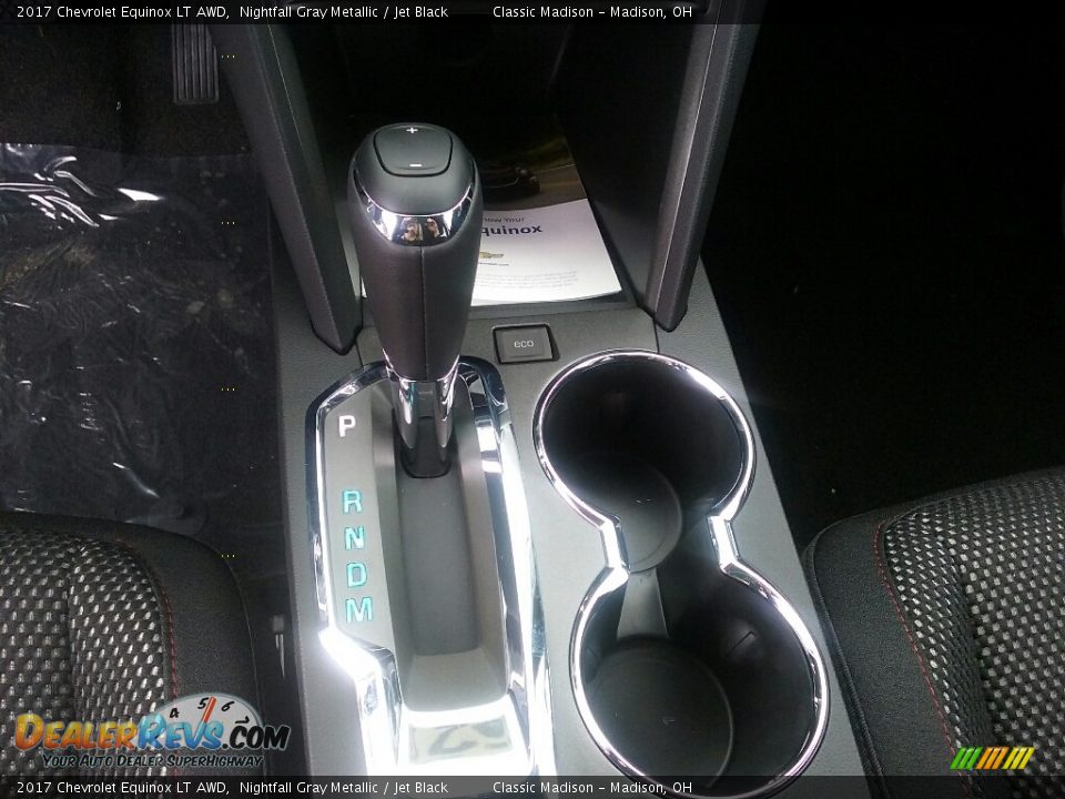 2017 Chevrolet Equinox LT AWD Nightfall Gray Metallic / Jet Black Photo #7