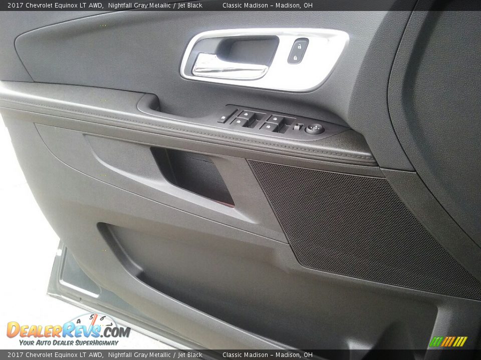 2017 Chevrolet Equinox LT AWD Nightfall Gray Metallic / Jet Black Photo #9