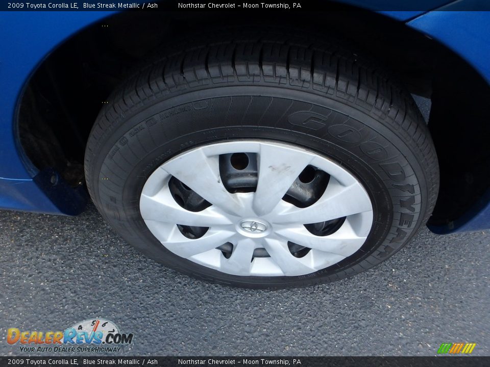 2009 Toyota Corolla LE Blue Streak Metallic / Ash Photo #5