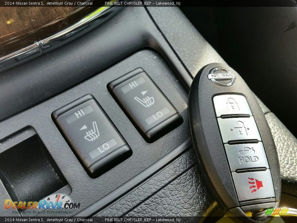 2014 Nissan Sentra S Amethyst Gray / Charcoal Photo #20