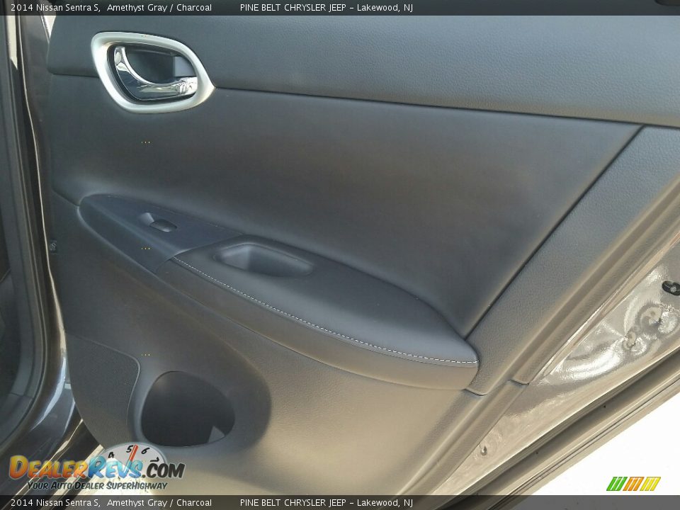 2014 Nissan Sentra S Amethyst Gray / Charcoal Photo #24