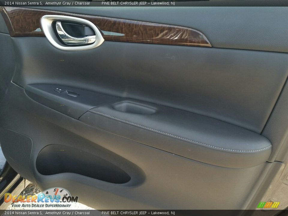 2014 Nissan Sentra S Amethyst Gray / Charcoal Photo #29