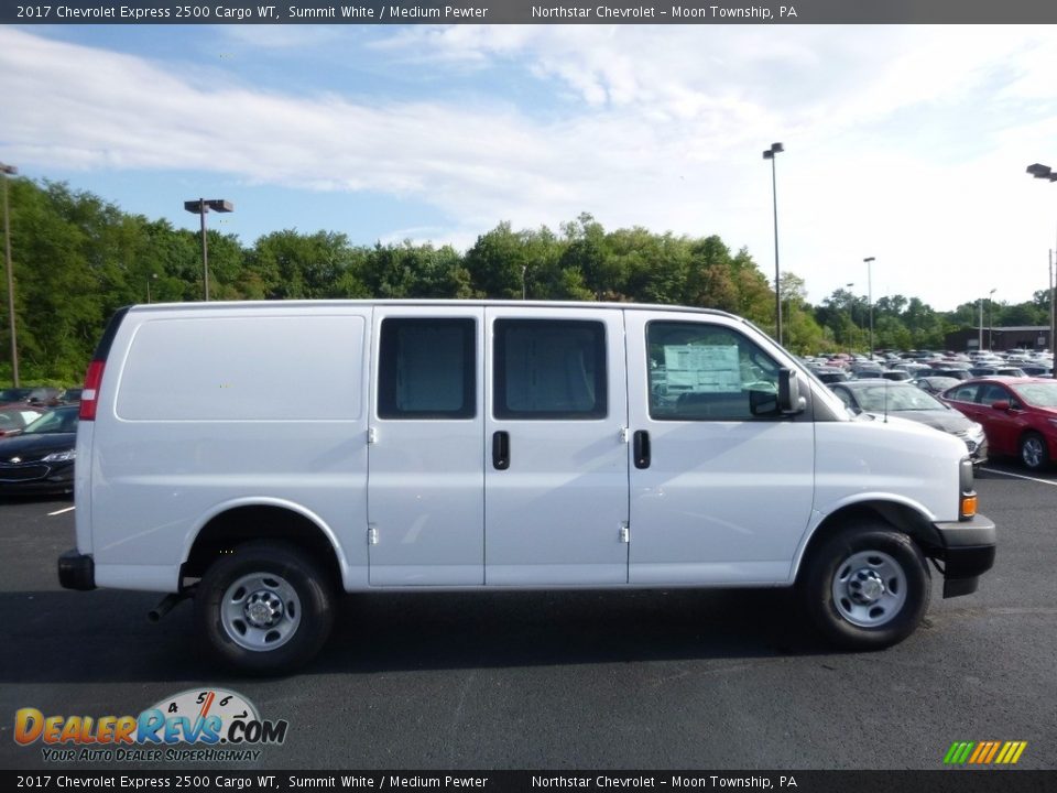 2017 Chevrolet Express 2500 Cargo WT Summit White / Medium Pewter Photo #4
