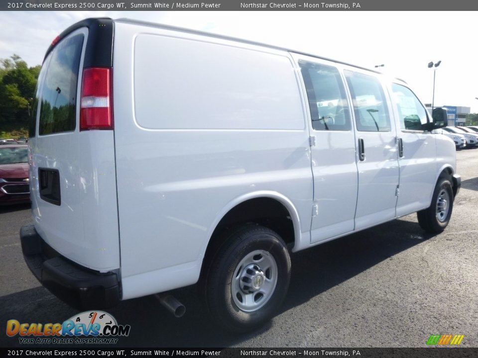 2017 Chevrolet Express 2500 Cargo WT Summit White / Medium Pewter Photo #7