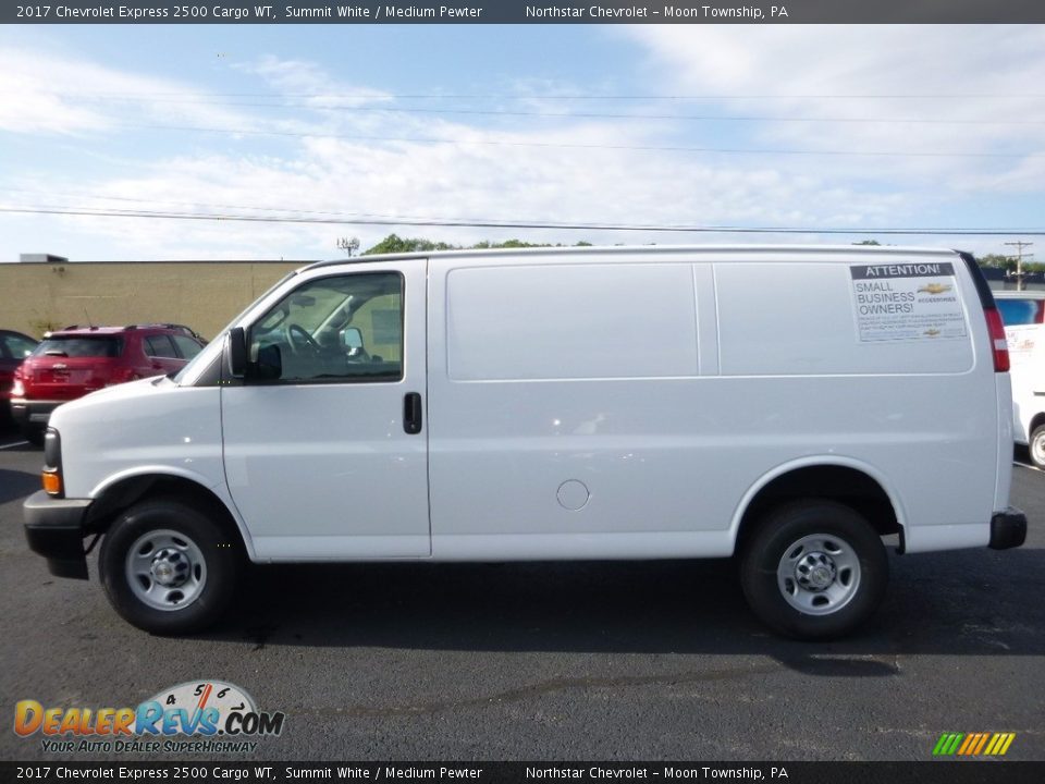 2017 Chevrolet Express 2500 Cargo WT Summit White / Medium Pewter Photo #11