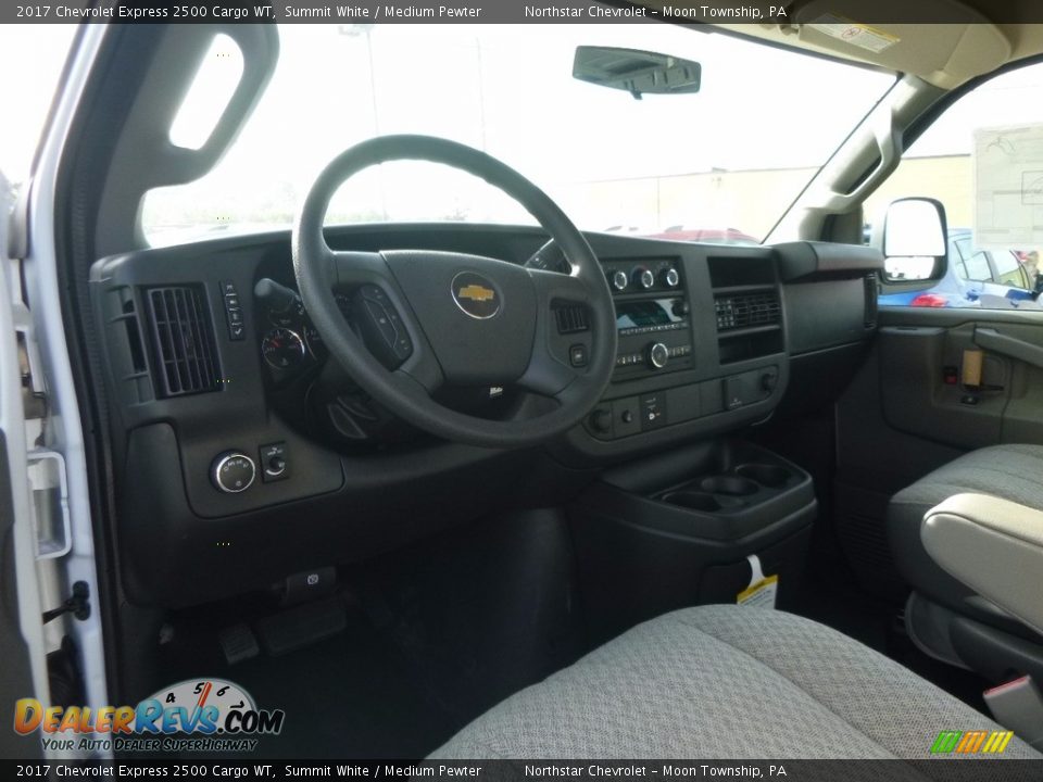 2017 Chevrolet Express 2500 Cargo WT Summit White / Medium Pewter Photo #14