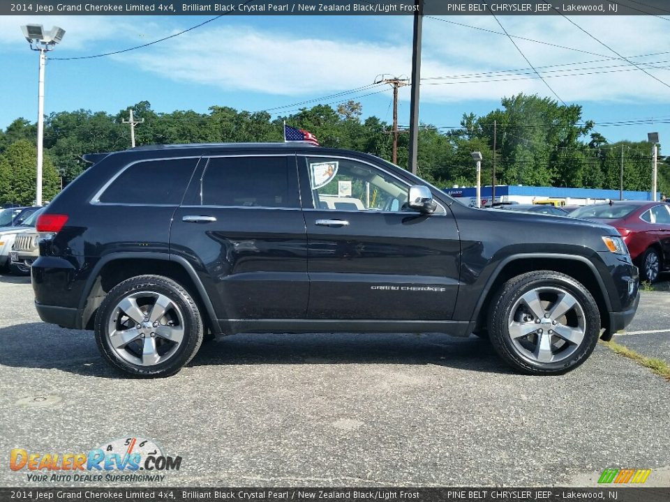 2014 Jeep Grand Cherokee Limited 4x4 Brilliant Black Crystal Pearl / New Zealand Black/Light Frost Photo #4