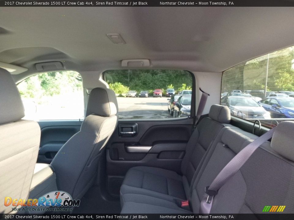2017 Chevrolet Silverado 1500 LT Crew Cab 4x4 Siren Red Tintcoat / Jet Black Photo #11