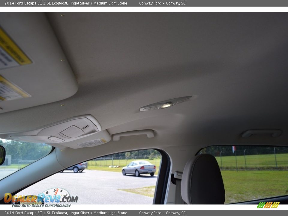 2014 Ford Escape SE 1.6L EcoBoost Ingot Silver / Medium Light Stone Photo #13
